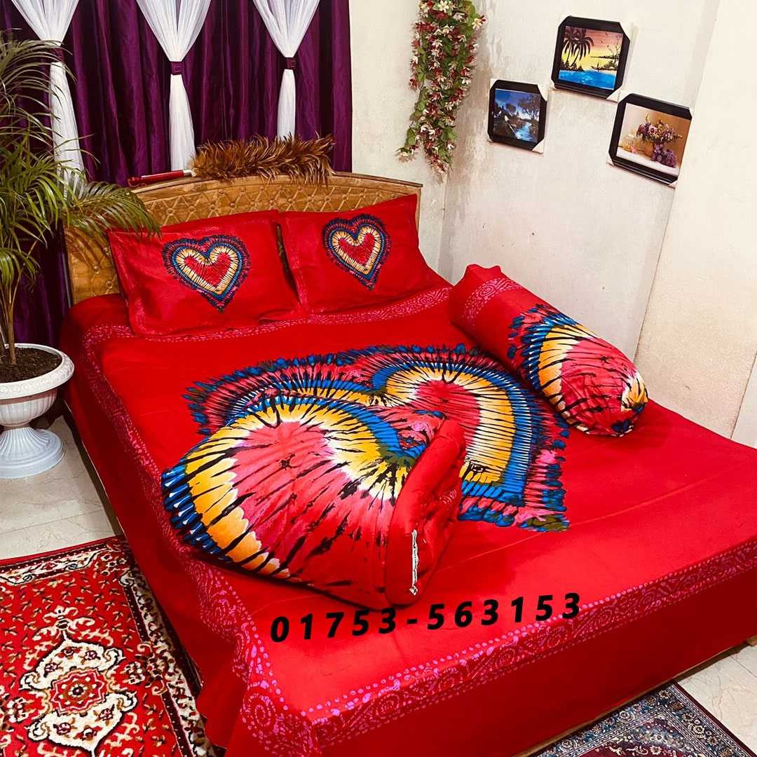 Luxury,Penel,Cotton,Fabrics,5ps,er,Comforter,Set