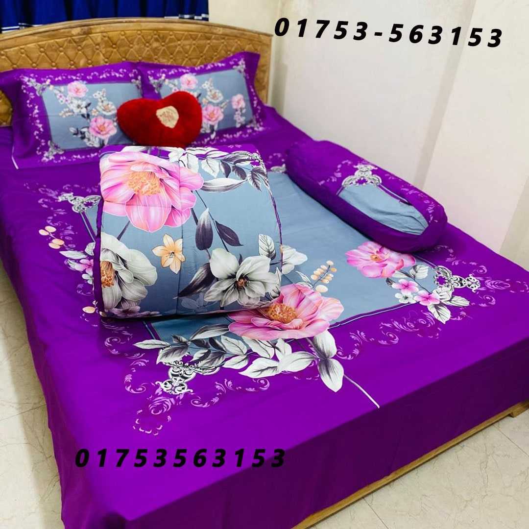 Luxury,Penel,Cotton,Fabrics,5ps,er,Comforter,Set