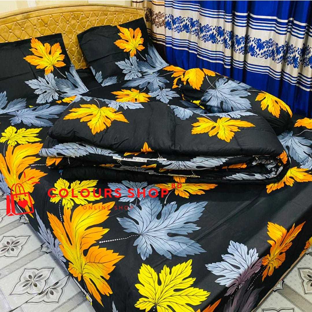 Luxury,Twill,Cotton,Fabrics,5ps,er,Comforter,Set