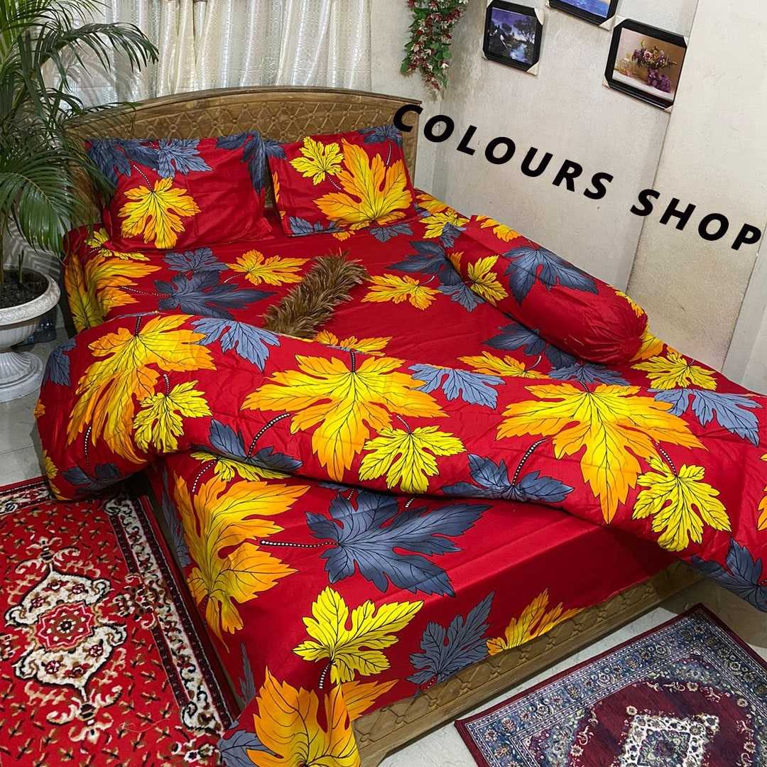 Luxury,Twill,Cotton,Fabrics,5ps,er,Comforter,Set