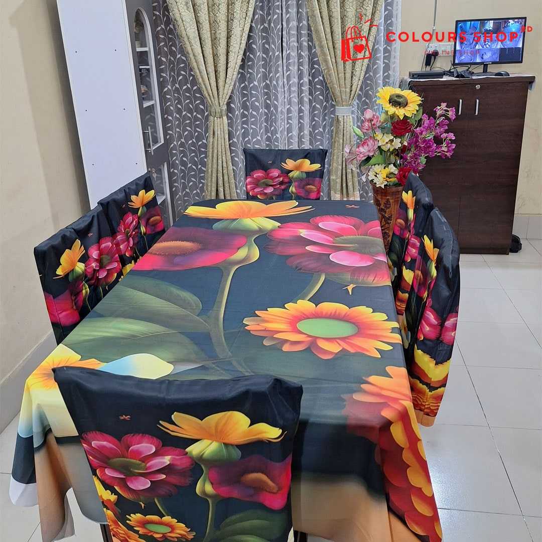 ৭,পিচ,এর,3D,প্রিন্টের,ডাইনিং,টেবিলের,কভার