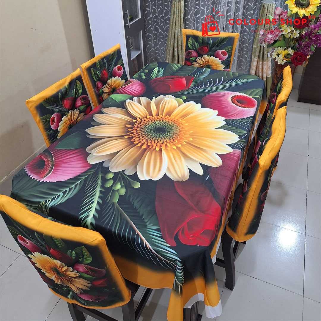 ৭,পিচ,এর,3D,প্রিন্টের,ডাইনিং,টেবিলের,কভার