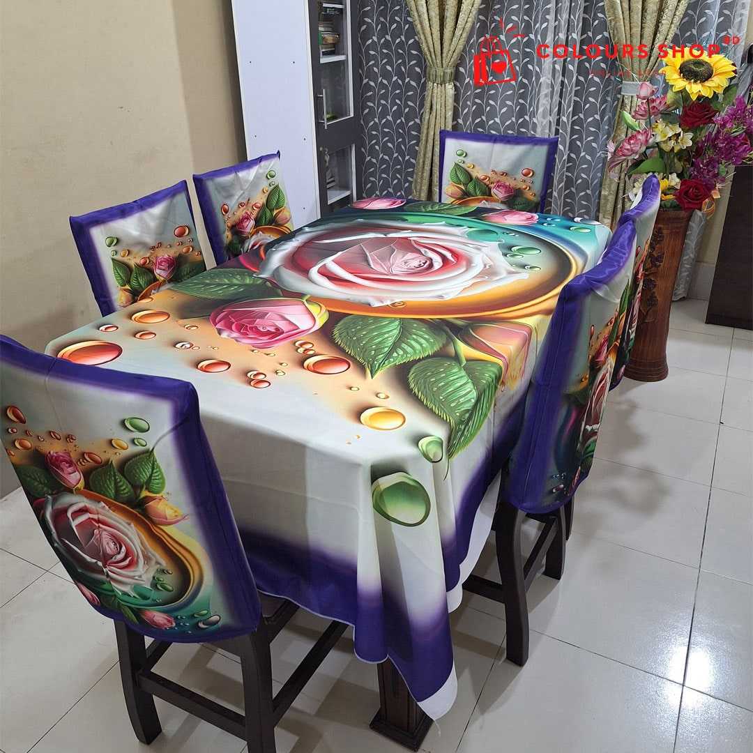 ৭,পিচ,এর,3D,প্রিন্টের,ডাইনিং,টেবিলের,কভার