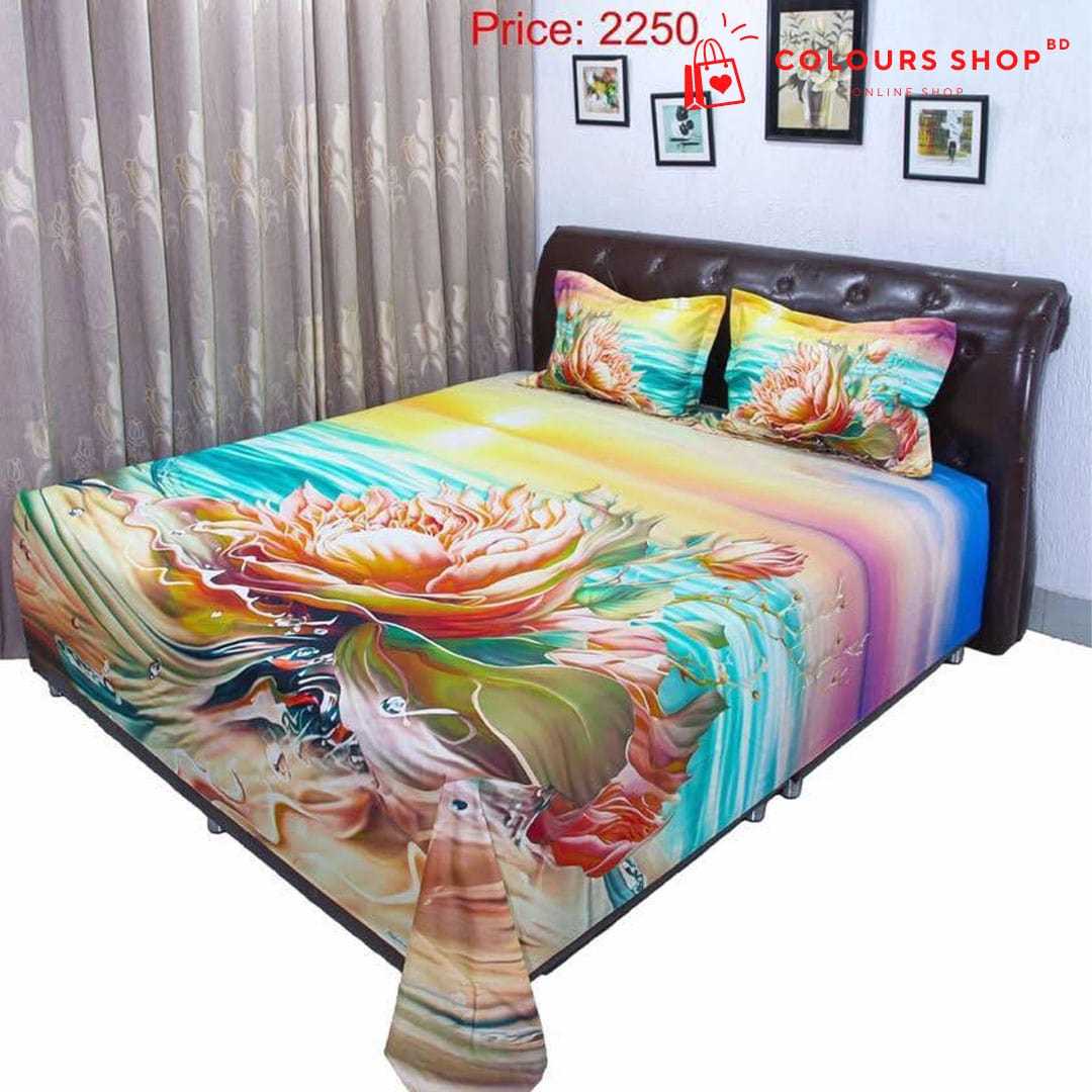 Luxury,3D,Design,Cotton,King,Size,Classical,HOME,TEX,Bedsheet