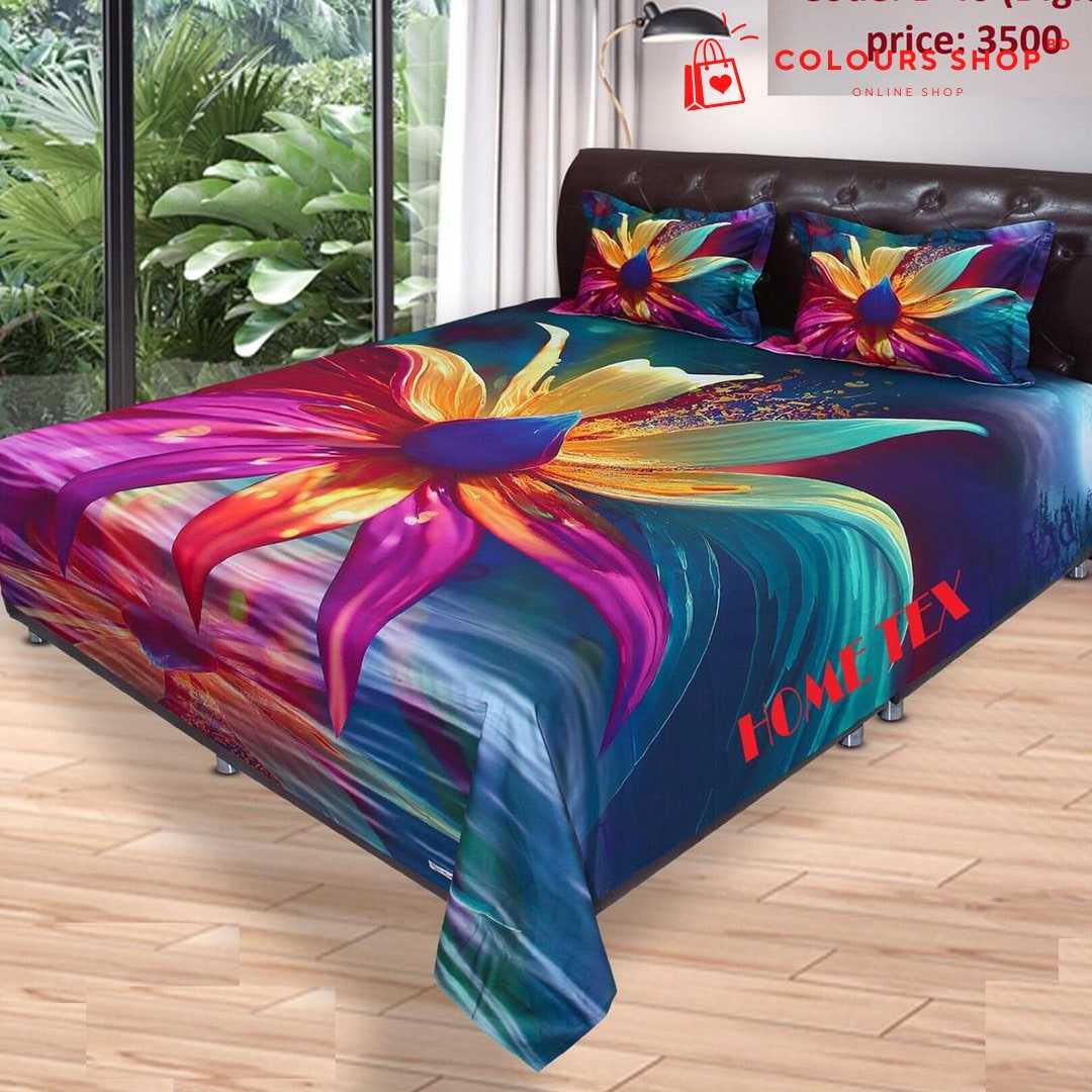 Luxury,3D,Design,Cotton,King,Size,Classical,HOME,TEX,Bedsheet