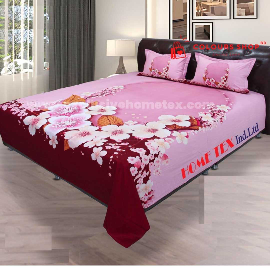 Luxury,3D,Design,Cotton,King,Size,HOME,TEX,Bedsheet