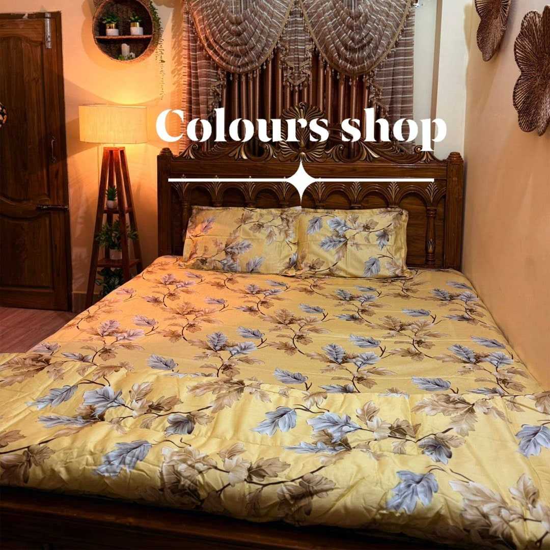 Luxury,Twill,Cotton,Fabrics,5ps,er,Comforter,Set