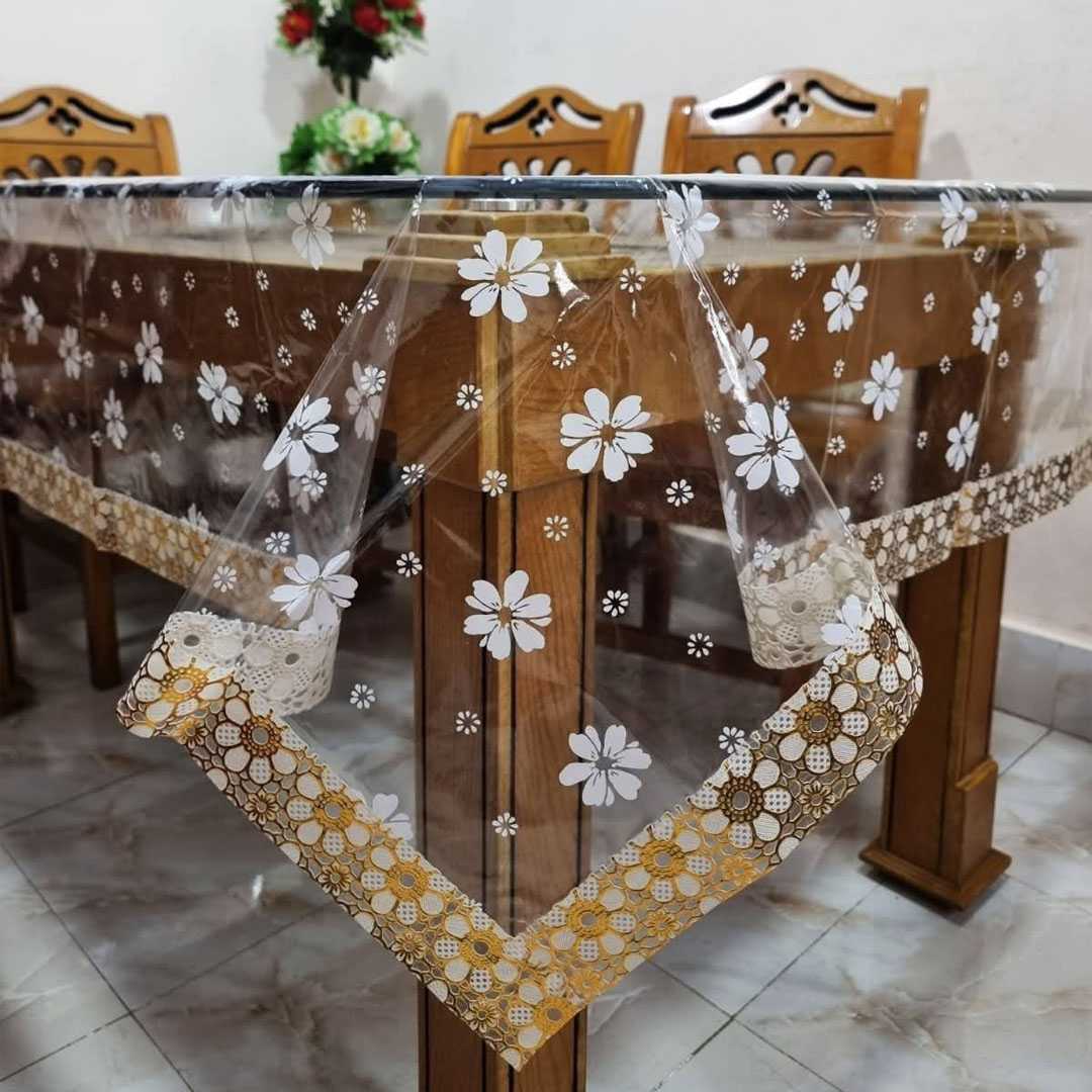 Transparent,Dining,Table,Mat,-7,fit/5,fit,-(,6,chiar,)