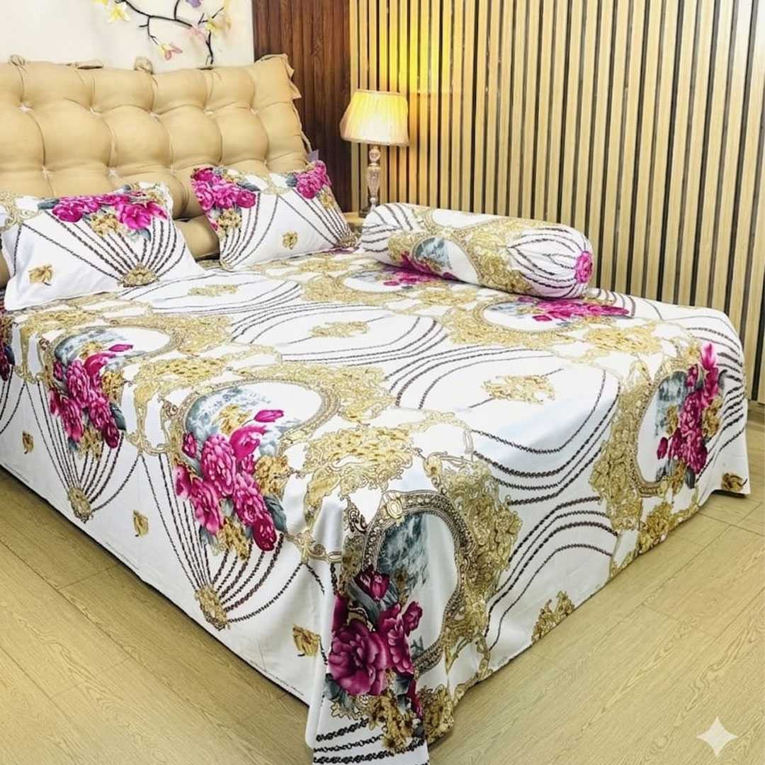 Luxury,Twill,Cotton,Bedsheet,–,King,Size
