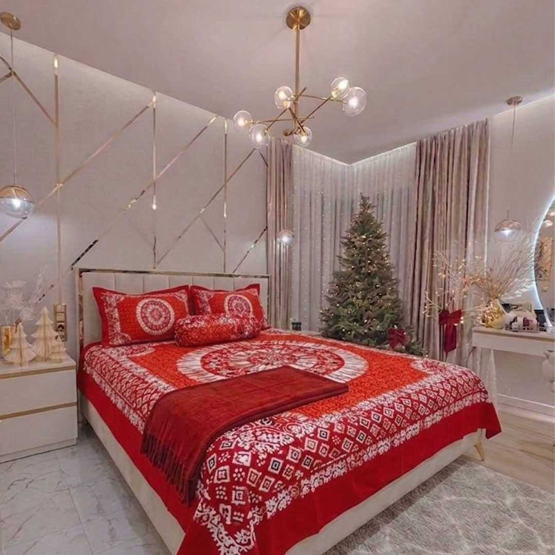 Luxury,3D,Design,Cotton,King,Size,Bedsheet