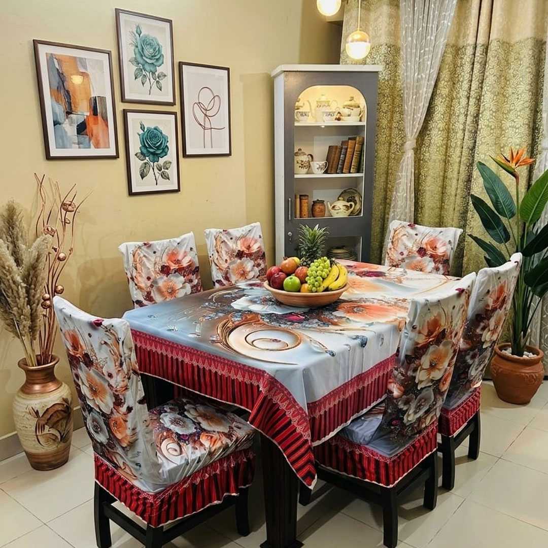 Turkiya,velvet,kapor,,Table,&,Chair,Cover,for,regular,Size