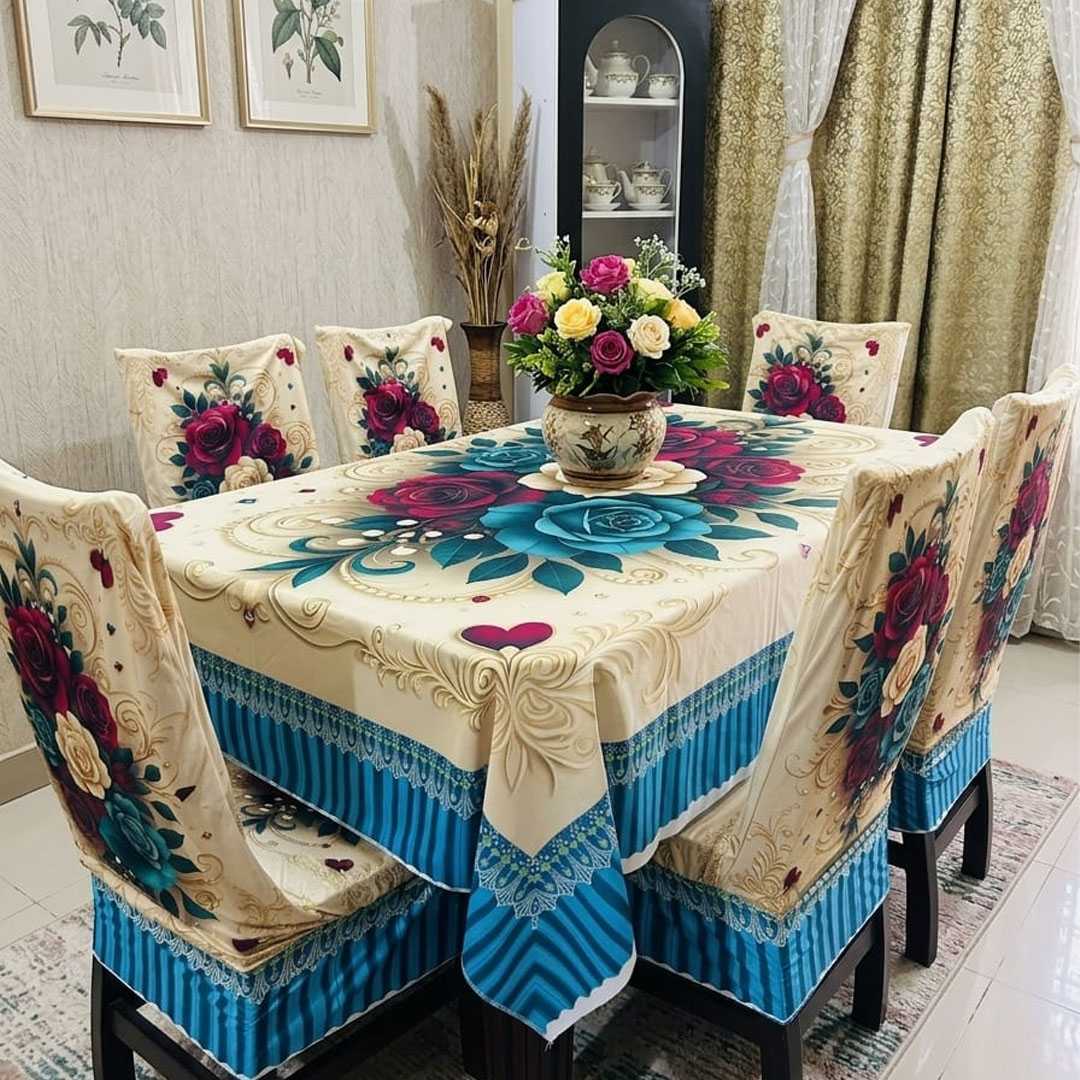 Turkiya,velvet,kapor,,Table,&,Chair,Cover,for,regular,Size