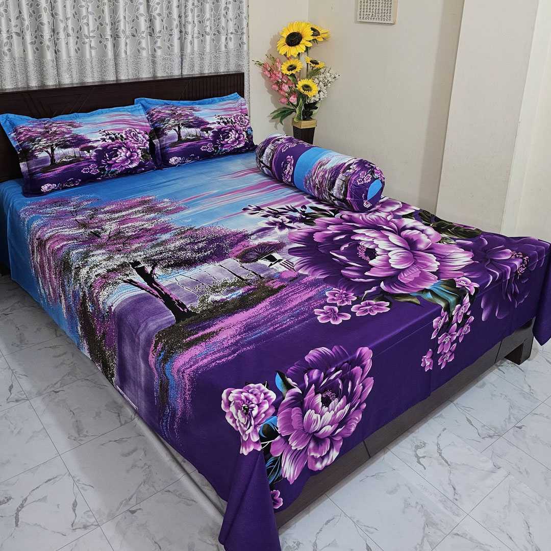 Luxury,Design,Twill,Cotton,King,Size,Bedsheet