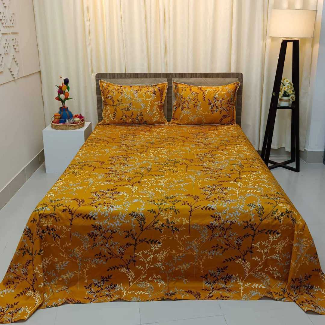 Luxury,Twill,Cotton,Bedsheet,–,King,Size