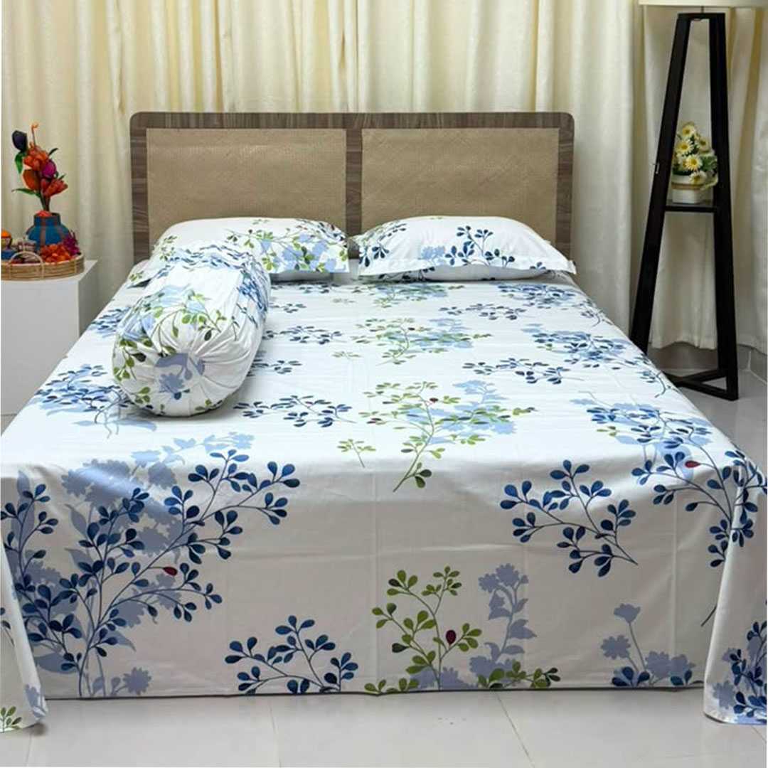 Luxury,Twill,Cotton,Bedsheet,–,King,Size