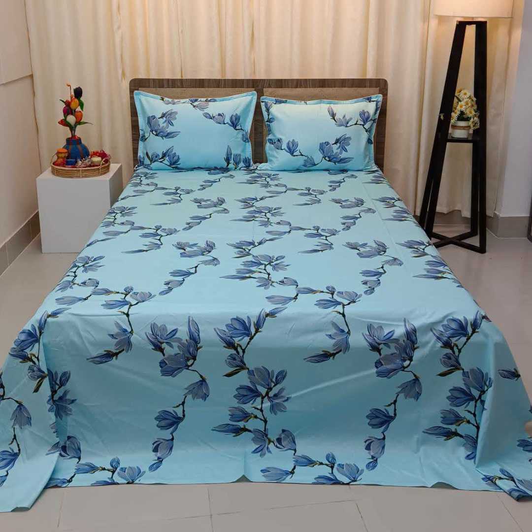Luxury,Twill,Cotton,Bedsheet,–,King,Size