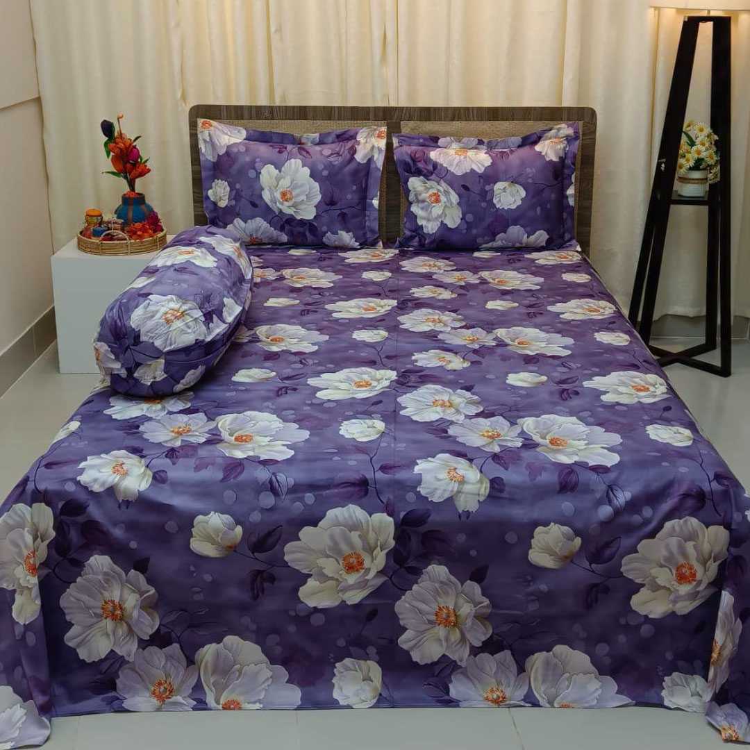 Luxury,Twill,Cotton,Bedsheet,–,King,Size