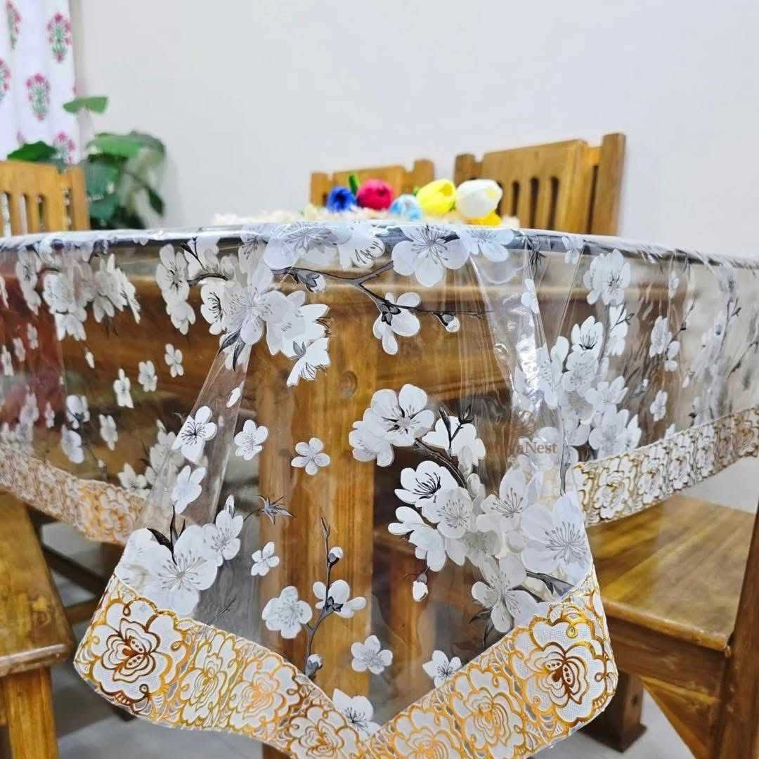 Transparent,Dining,Table,Mat,-7,fit/5,fit,-(,6,chiar,)