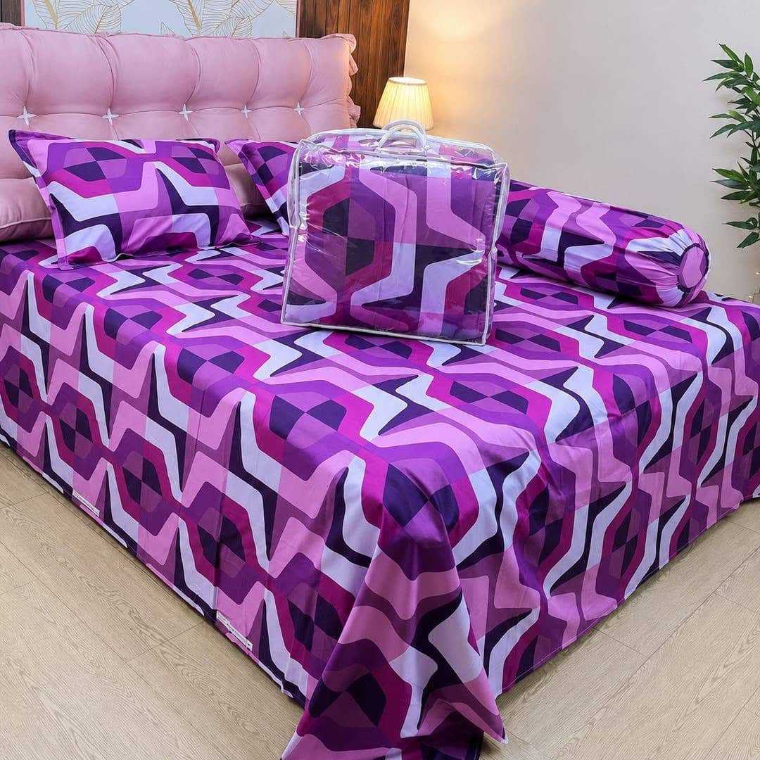 Premium,Quality,Luxury,Twill,Cotton,Fabrics,5ps,er,Comforter,Set,