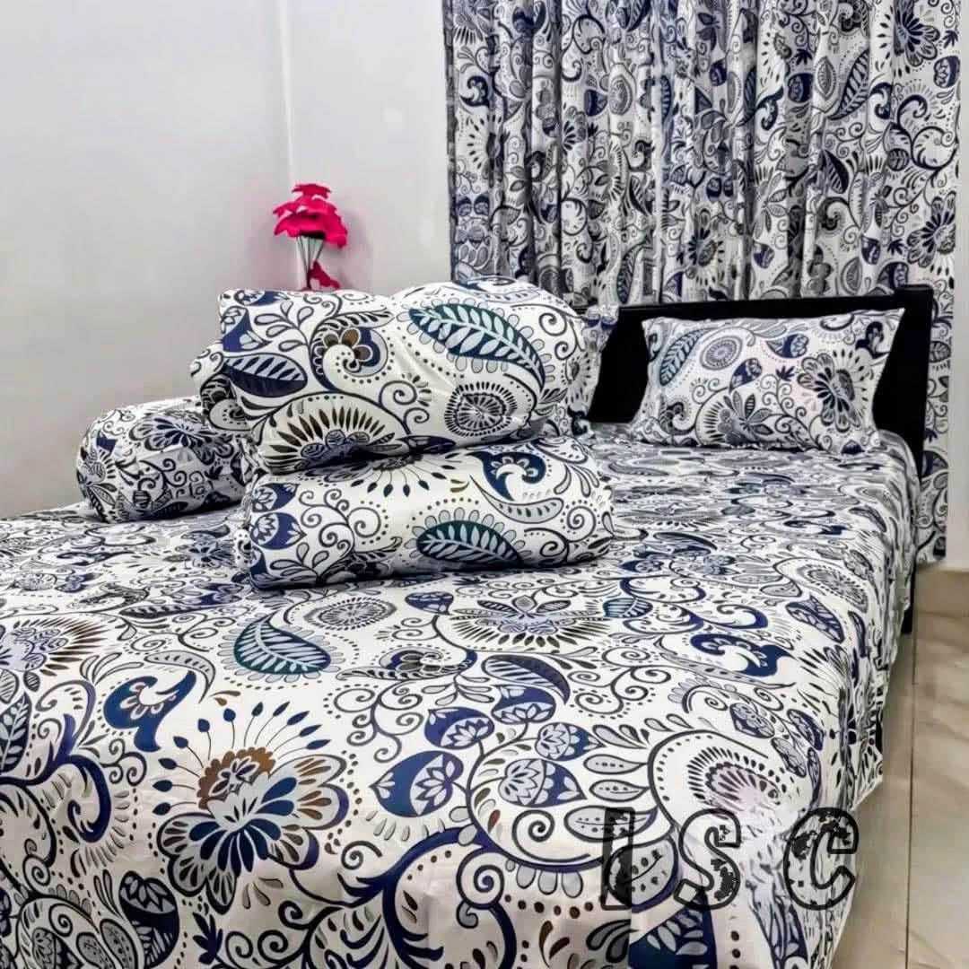 ৫,পিছ,সেট,প্রিমিয়াম,কোয়ালিটি,টুইল,কটন,ফেব্রিক্স,কমফোর্টার