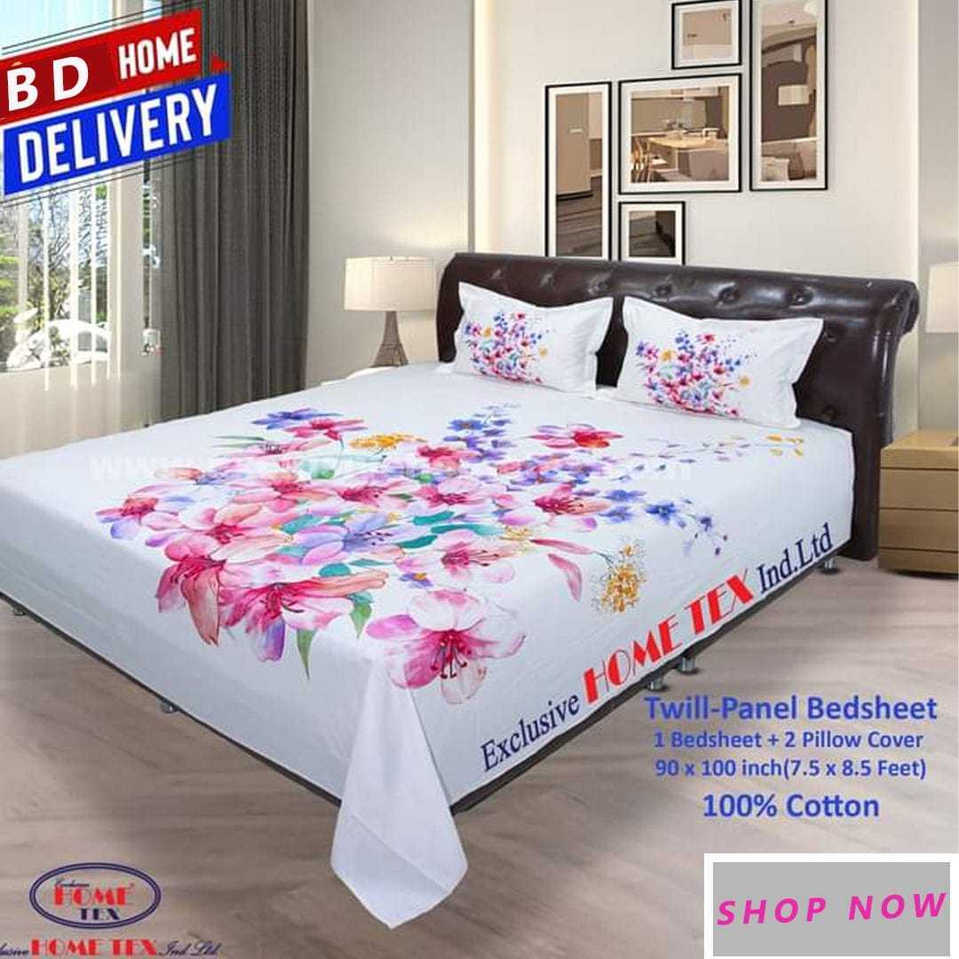 Luxury,3D,Design,Cotton,King,Size,HOME,TEX,Bedsheet