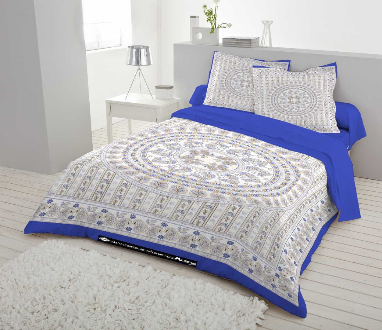 Luxury,3D,Design,Cotton,King,Size,Bedsheet