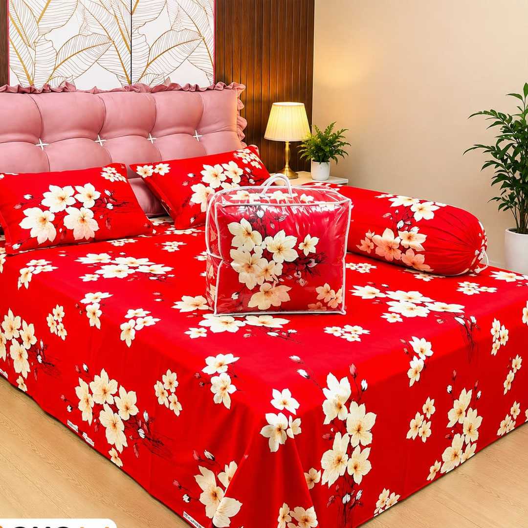 Luxury,Twill,Cotton,Fabrics,5ps,er,Comforter,Set